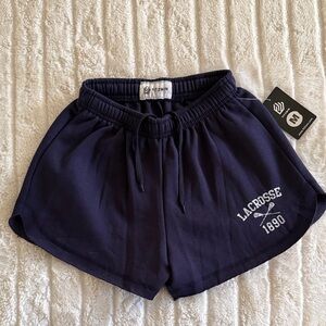 LaCrosse Women's Dark Blue Athletic Shorts